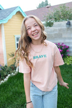 Load image into Gallery viewer, Brave Affirmation Boxy Tee