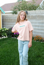 Load image into Gallery viewer, Brave Affirmation Boxy Tee