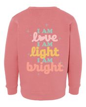 Load image into Gallery viewer, Brave kids affirmation sweatshirt COLORFUL