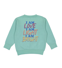 Load image into Gallery viewer, Brave kids affirmation sweatshirt mint