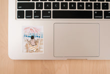 Load image into Gallery viewer, Indy Llew on the Beach STICKER