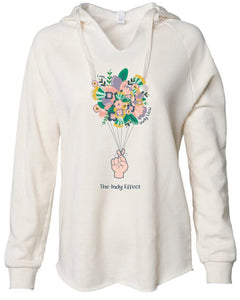 Indy Effect Flower - Light Hooded Sweatshirt