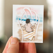 Load image into Gallery viewer, Indy Llew on the Beach STICKER
