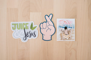 Juice and Jesus Sticker