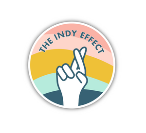 The Indy Effect 3" x 3" Sticker