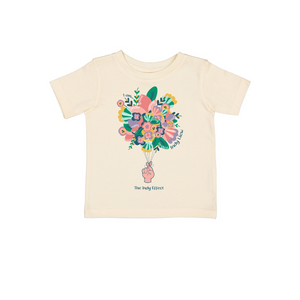 Indy Effect Flower - INFANT Natural Color Shirt